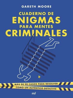 cover image of Cuaderno de enigmas para mentes criminales